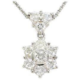 Autre Marque Collana in platino PT900 PT850 Platinum con diamante