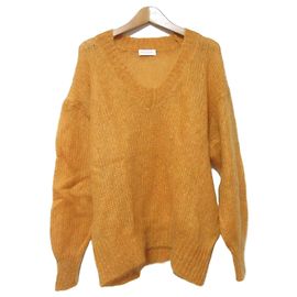 Autre Marque Pull en maille à col en V en mohair BEAUTY&YOUTH