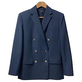 theory OXFORD WOOL BOXY DB JKT Chaqueta de lana
