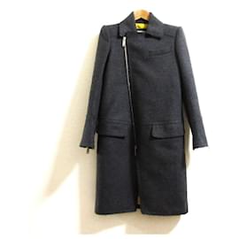Autre Marque Casaco Rider de lã com corte desfiado Dsquared2
