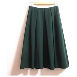 Falda larga plisada Drawer - Autre Marque