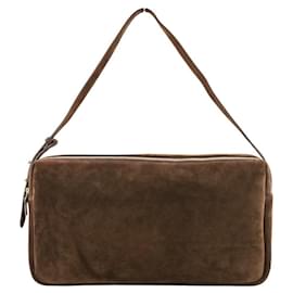 Autre Marque Borsa a Spalla Elleme Trousse Large Suede