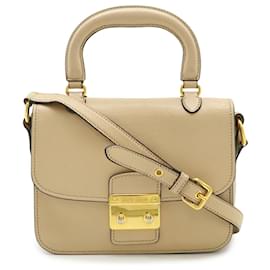 Miu Miu Madras Lederhandtasche