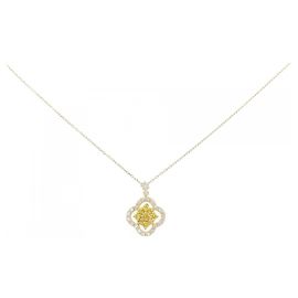 Autre Marque Collana in oro Au750 e diamanti