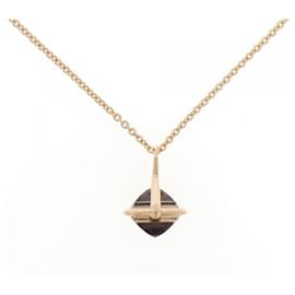 Hermes 750 Pink Gold Smoky Quartz Necklace - Hermès