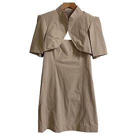 Autre Marque Snidel Sleeve Slit Decollete Open Mini Dress Dress
