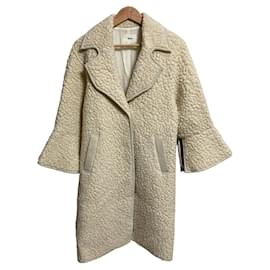 Langer Bouclé-Boa-Mantel RPKO - Autre Marque