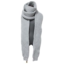 Sciarpa in lana Acne Studios con design delle maniche