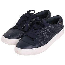 Tory Burch Sneakers in pelle blu navy da uomo