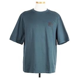 Camiseta com patch de couro de cavalo Turquoise - Hermès