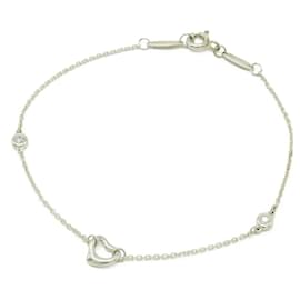 Tiffany & Co. Elsa Peretti Diamond by the Yard Open Heart Ag925 Armband