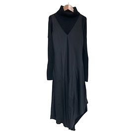 Autre Marque All Saints ARTA KLEID Strickkleid mit Lagen-Look