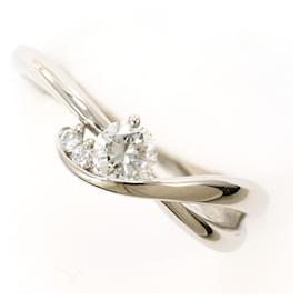 PT900 Platinum Diamond Ring - Autre Marque