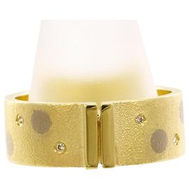 Autre Marque K14 Gelbgold und Weißgold Diamantring