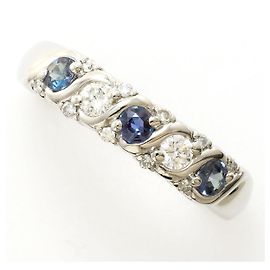 Autre Marque PT900 Platin-Alexandrit-Diamantring