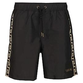 Versace Pantaloncini da bagno in jacquard