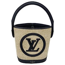 Piccola borsa bucket in rafia - Louis Vuitton