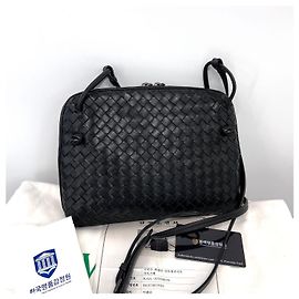 Bottega Veneta Borsa a tracolla Intrecciato Nodini Nera