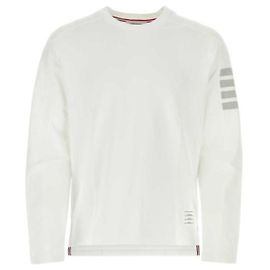Thom Browne Langarm-T-Shirt aus Milano-Baumwolle