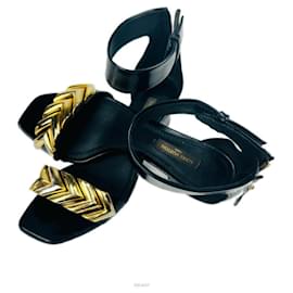 Sandali Louis Vuitton Nero Metallizzato