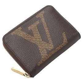 Louis Vuitton Giant Reverse Monogram Zippy Coin Purse Card Holder
