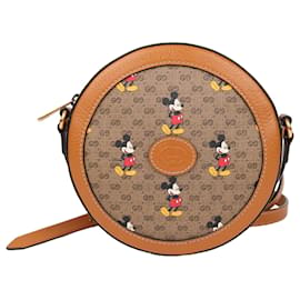 Gucci Mini borsa a tracolla rotonda Mickey Mouse