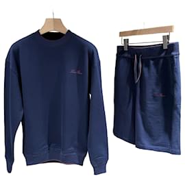 Loro Piana Navy Baumwoll-Set (A+/XS)