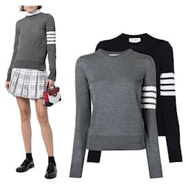 Diagonale Strick aus Merinowolle - Thom Browne