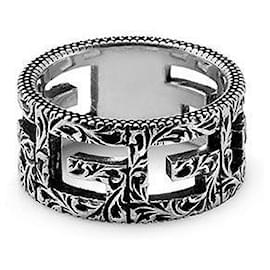 Anello quadrato a cubo argento - Gucci