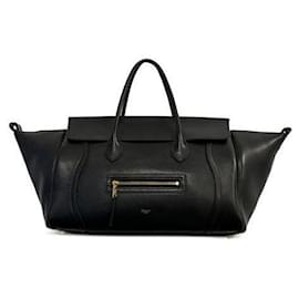 Céline Bagaglio Medium in agnello morbido e lucido