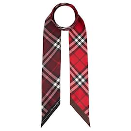 Sciarpa di seta a quadri da donna - Burberry