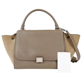 Céline Borsa Tote e Borsa a Spalla Trapezoidale Bicolore