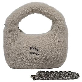Miu Miu Wonder Shearling Hobo Bag