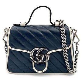 Gucci Mini borsa a tracolla con manico Marmont