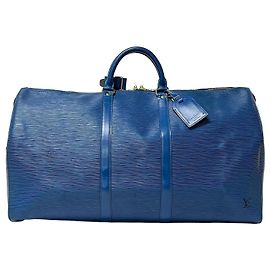 Louis Vuitton Borsa da Viaggio Boston in Epi Blue