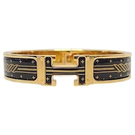 Bracciale Click Black Gold Graffiti - Hermès