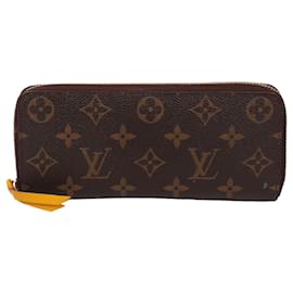 Louis Vuitton Cartera Larga Clemence Monogram Amarilla