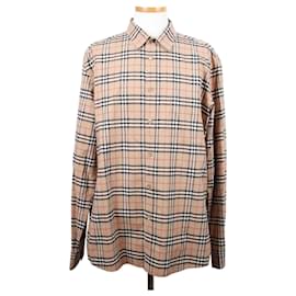 Camicia Check in Cotone Archive Beige XXL - Burberry