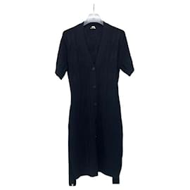 Cardigan de malha de manga curta preto Monиф para mulher - Hermès