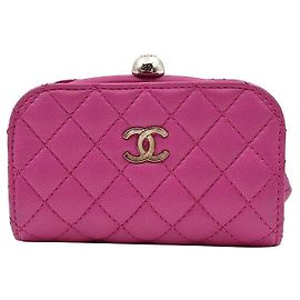 Chanel Lambskin Mini Chain Crossbody Bag