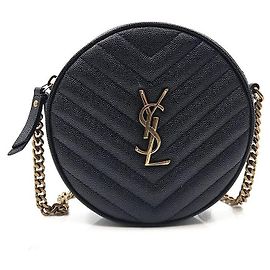 Saint Laurent Bolsa transversal redonda estilo câmera
