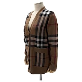 Cashmere-Cardigan mit Karomuster - Burberry