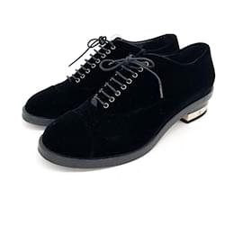 Chanel Samt-Loafer