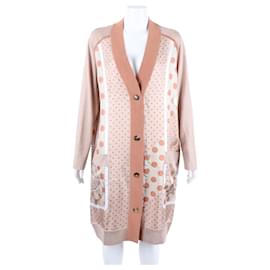 Cardigan mit Seidenbesatz - Hermès