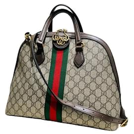 Borsa Tote Ophidia GG Supreme Canvas Marmont con manico superiore e tracolla - Gucci
