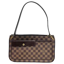 Louis Vuitton Borsa a tracolla Hobo Over in tela Damier Ebene