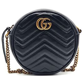 Gucci Borsa a tracolla mini rotonda Marmont