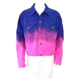 Louis Vuitton Giacca di jeans corta da uomo con sfumatura