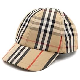 Vintage Check Icon Stripe Baumwoll-Baseballkappe für Kids Junior - Burberry