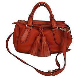 Burberry Tassel Leather Bag